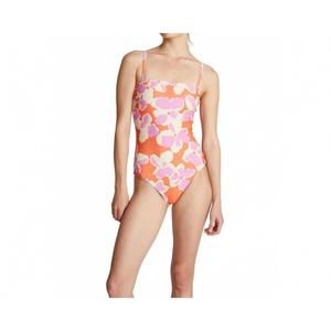 NEW COMPANIA FANTASTICA flowers swimsuit in orange floral